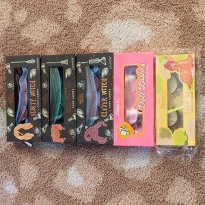 5 boxes of colourpop false eyelashes